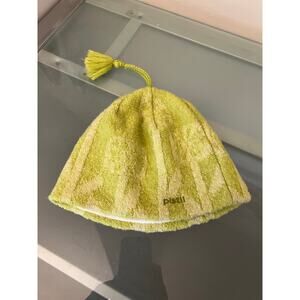 Pistil adult 100% wool beanie xc ski snowboard winter snow green textured tassel